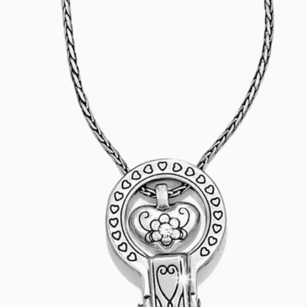 Brighton Badge Clip Necklace, gently used